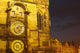 Night Lights Of The Astronomical Clock On The Old Town Hall Wall Mural
