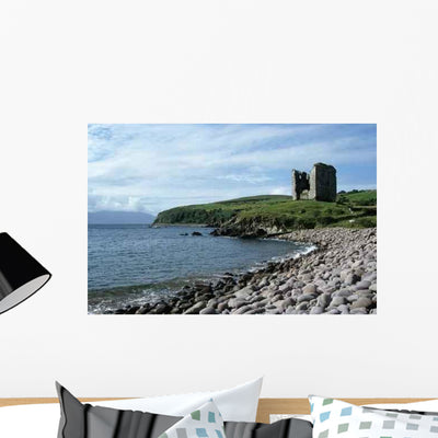 Tour Medievale Sur La Wall Decal shown on a wall