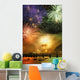 Artist's Choice: Fireworks Over Montmorency Falls, Quebec Wall Mural