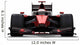 Frontal Race Car Wall Decal