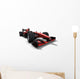 Red Black Racecar Wall Decal