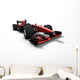 Red Black Racecar Wall Decal