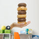 Hand with Donuts