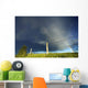 Storm Clouds And Rainbow, Southern Alberta, Canada Wall Mural