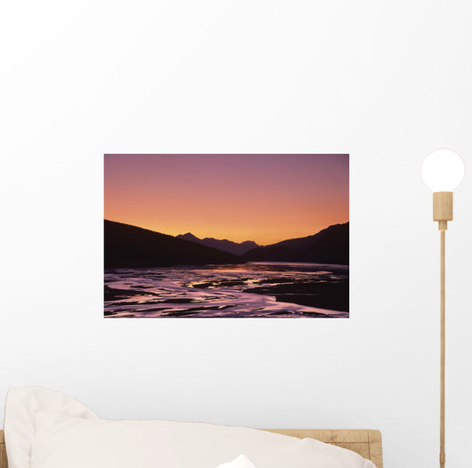 Medicine Lake, Jasper National Park, Alberta, Canada Wall Mural