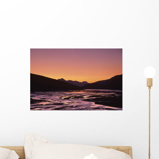 Medicine Lake, Jasper National Park, Alberta, Canada Wall Mural