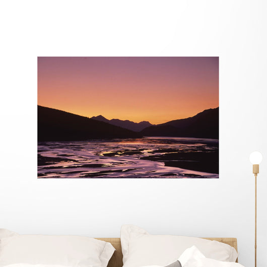 Medicine Lake, Jasper National Park, Alberta, Canada Wall Mural