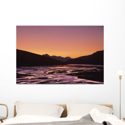 Medicine Lake, Jasper National Park, Alberta, Canada Wall Mural