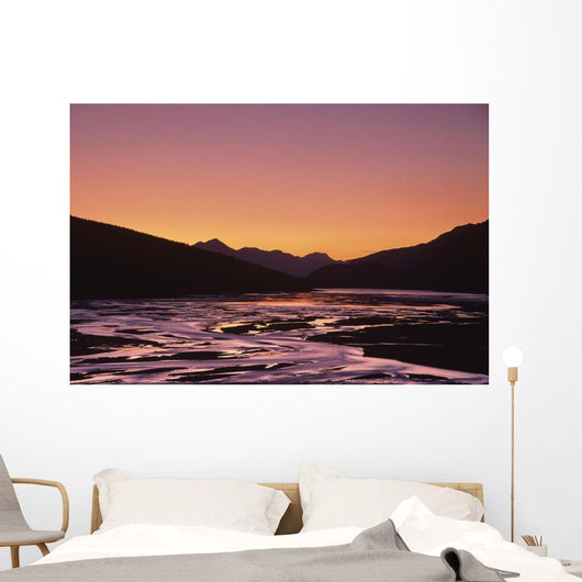 Medicine Lake, Jasper National Park, Alberta, Canada Wall Mural
