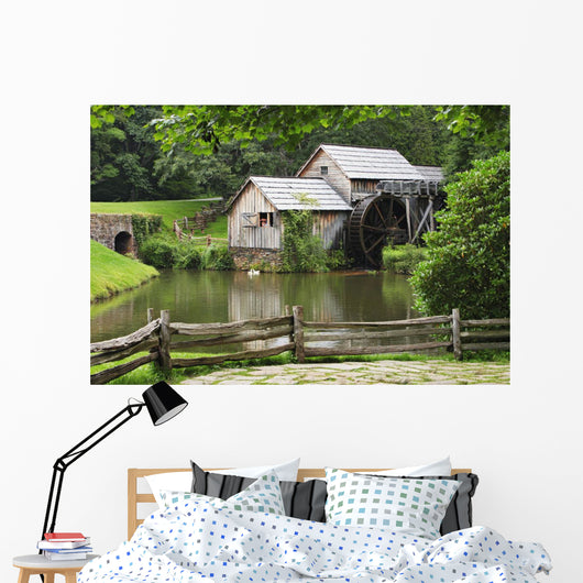 Mabry Mill, Blue Ridge Parkway National Park, Virginia Wall Mural