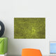 Close-Up Of Green Slime On Pond Wall Mural
