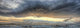 Panoramic View Of Lenticular Clouds Wall Mural
