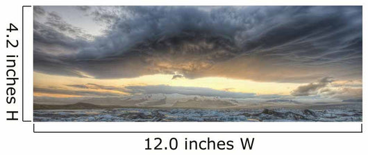 Panoramic View Of Lenticular Clouds Wall Mural