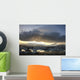 Lenticular Clouds Over The Ice Lagoon Of Jokulsarlon At Sunset Wall Mural