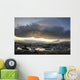 Lenticular Clouds Over The Ice Lagoon Of Jokulsarlon At Sunset Wall Mural