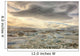 Lenticular Clouds Over The Ice Lagoon Of Jokulsarlon, Iceland Wall Mural