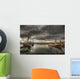 Dramatic Clouds Over Husavik Harbour, Northern Iceland Wall Mural