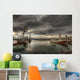 Dramatic Clouds Over Husavik Harbour, Northern Iceland Wall Mural