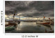Dramatic Clouds Over Husavik Harbour, Northern Iceland Wall Mural