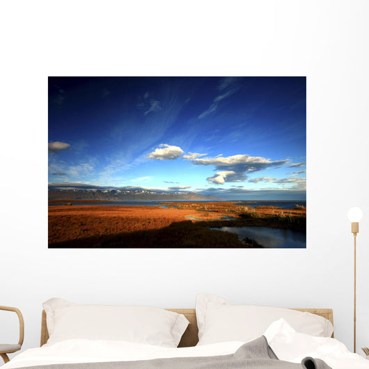 View Of Skjalfandi, Husavik, Northern Iceland Wall Mural