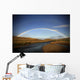 Double Rainbow Over A Stream, Northern Iceland Wall Mural