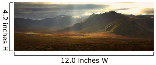 Panoramic Image Of The Cloudy Range Wall Mural