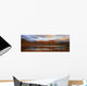 Panoramic Of Sunrise Over Mount Adney Reflected In A Pond In Fall Wall Mural