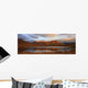 Panoramic Of Sunrise Over Mount Adney Reflected In A Pond In Fall Wall Mural