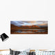 Panoramic Of Sunrise Over Mount Adney Reflected In A Pond In Fall Wall Mural