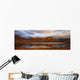 Panoramic Of Sunrise Over Mount Adney Reflected In A Pond In Fall Wall Mural