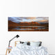 Panoramic Of Sunrise Over Mount Adney Reflected In A Pond In Fall Wall Mural