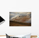 The Cloud Shrouded Slopes Of Mount Adney Along The Dempster Highway Wall Mural