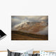 The Cloud Shrouded Slopes Of Mount Adney Along The Dempster Highway Wall Mural