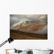 The Cloud Shrouded Slopes Of Mount Adney Along The Dempster Highway Wall Mural