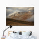 The Cloud Shrouded Slopes Of Mount Adney Along The Dempster Highway Wall Mural