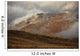 The Cloud Shrouded Slopes Of Mount Adney Along The Dempster Highway Wall Mural