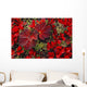 Bearberry And Cloudberry Plants In Fall Colour Wall Mural