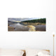 Panoramic Image Of The Hay River Wall Mural