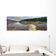 Panoramic Image Of The Hay River Wall Mural
