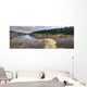 Panoramic Image Of The Hay River Wall Mural