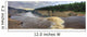 Panoramic Image Of The Hay River Wall Mural