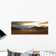Panoramic Image Of Late Afternoon Sunlight Wall Mural