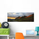 Sunset Light Hitting The Mountains Along The Desmpter Highway, Yukon Wall Mural