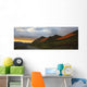 Sunset Light Hitting The Mountains Along The Desmpter Highway, Yukon Wall Mural