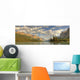 Panoramic Of Spirit Island On Maligne Lake Wall Mural