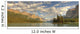 Panoramic Of Spirit Island On Maligne Lake Wall Mural