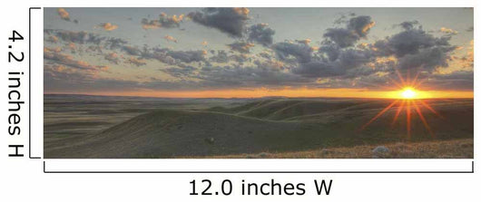 Sunset In Grasslands National Park, Saskatchewan Wall Mural