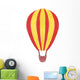 Watercolor Red & Yellow Hot Air Balloon Wall Decal