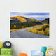 Alaska Highway Near Beaver Creek And Fall Colours, Yukon Wall Mural