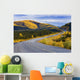 Alaska Highway Near Beaver Creek And Fall Colours, Yukon Wall Mural